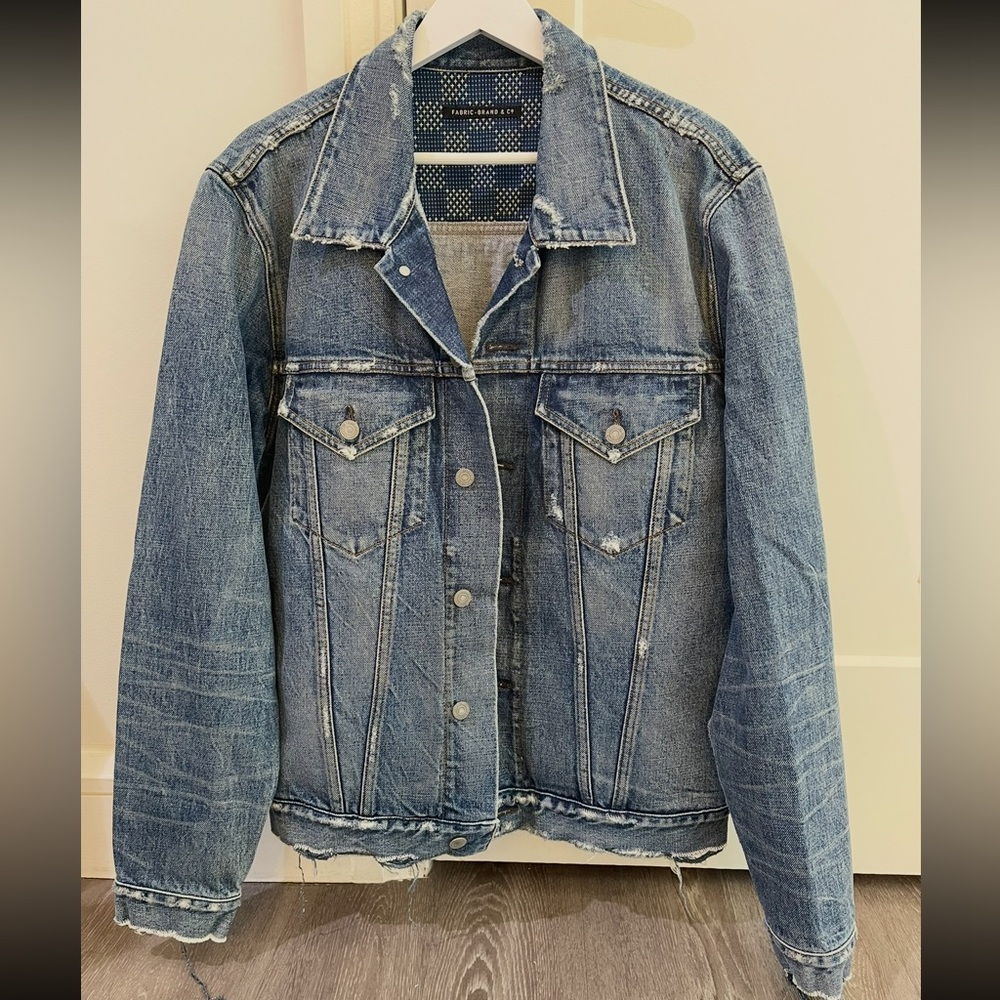 Fabric Brand & Co Distressed Denim Jacket
